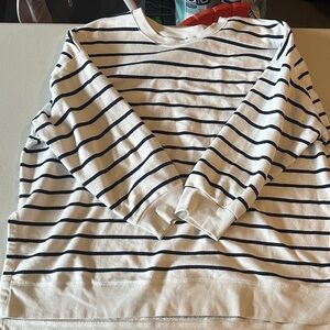 Striped Women’s Shirt - Navy and White